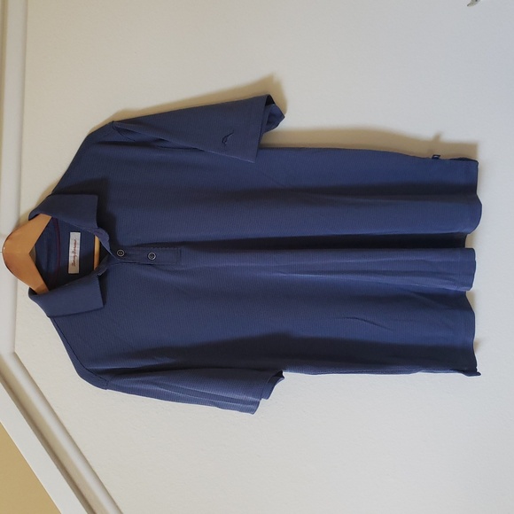 Tommy Bahama Blue Polo Shirt Classic Design - Picture 1 of 4
